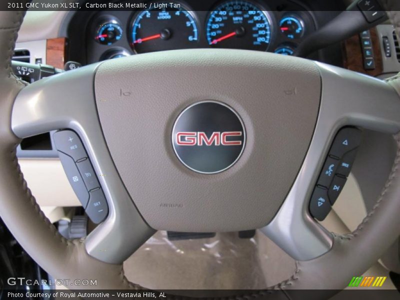 Carbon Black Metallic / Light Tan 2011 GMC Yukon XL SLT