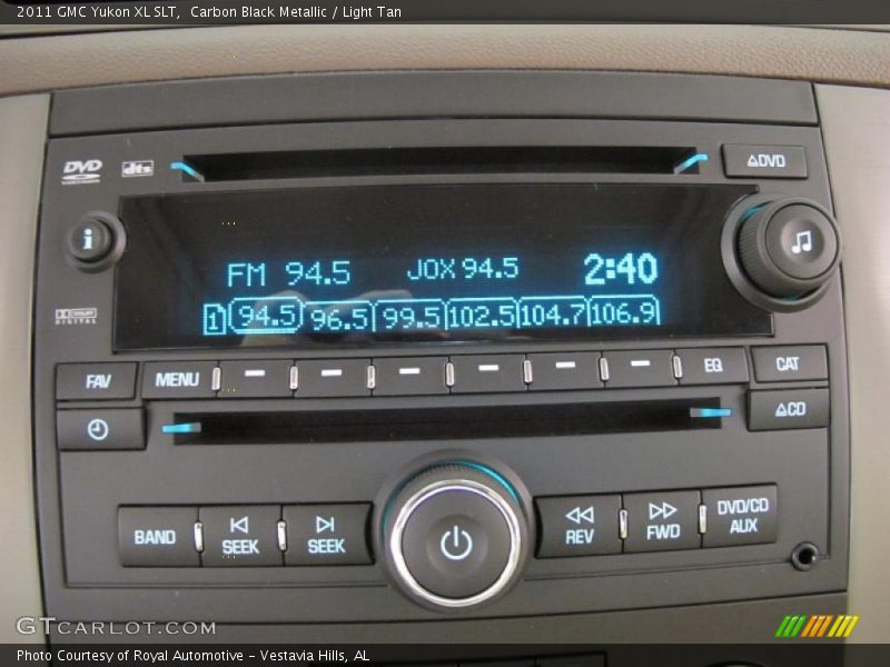Carbon Black Metallic / Light Tan 2011 GMC Yukon XL SLT