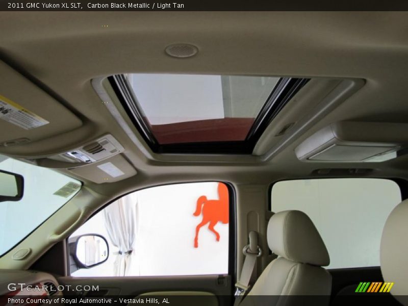 Carbon Black Metallic / Light Tan 2011 GMC Yukon XL SLT