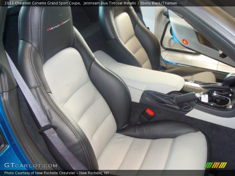  2011 Corvette Grand Sport Coupe Ebony Black/Titanium Interior