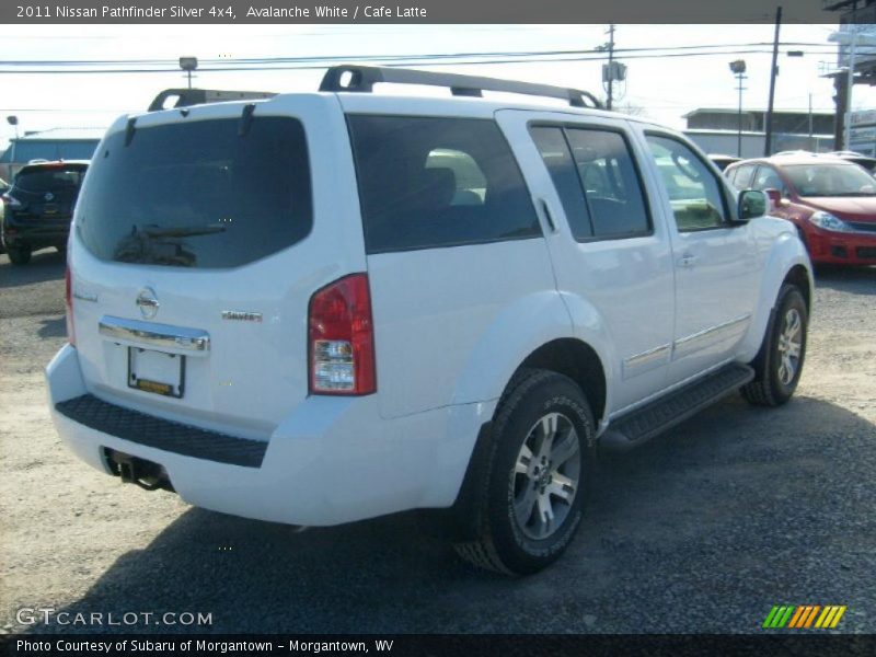 Avalanche White / Cafe Latte 2011 Nissan Pathfinder Silver 4x4