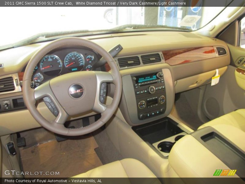 Dashboard of 2011 Sierra 1500 SLT Crew Cab