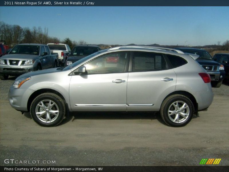  2011 Rogue SV AWD Silver Ice Metallic