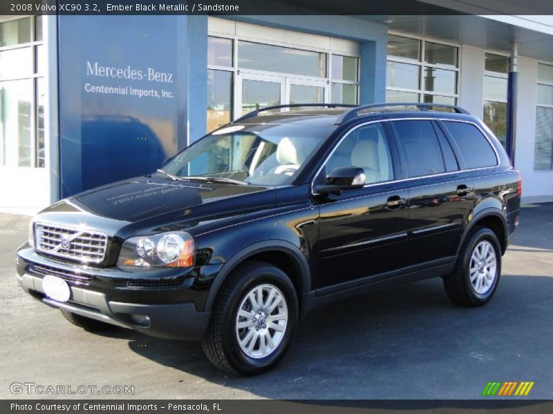 Ember Black Metallic / Sandstone 2008 Volvo XC90 3.2