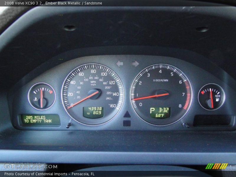 Ember Black Metallic / Sandstone 2008 Volvo XC90 3.2