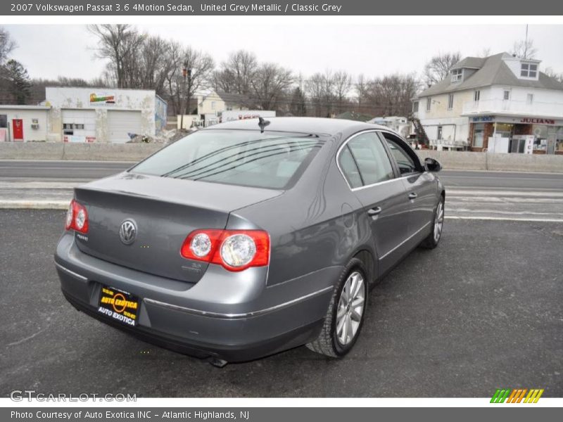 United Grey Metallic / Classic Grey 2007 Volkswagen Passat 3.6 4Motion Sedan