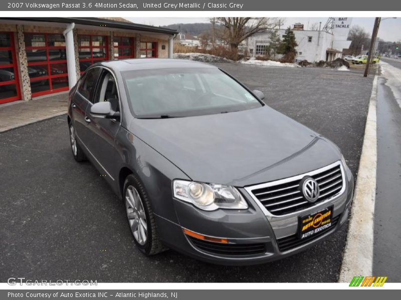 United Grey Metallic / Classic Grey 2007 Volkswagen Passat 3.6 4Motion Sedan