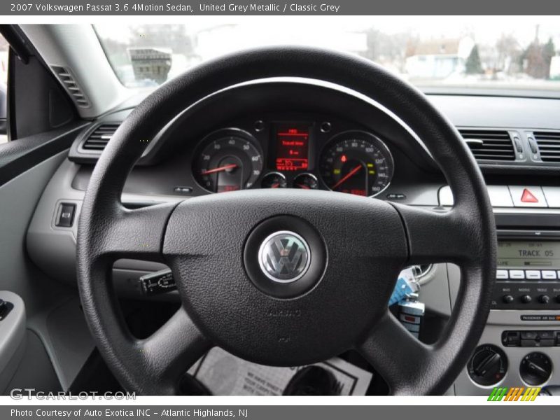 United Grey Metallic / Classic Grey 2007 Volkswagen Passat 3.6 4Motion Sedan