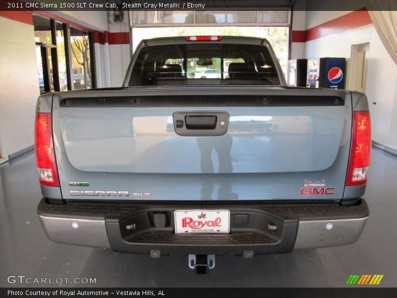 Stealth Gray Metallic / Ebony 2011 GMC Sierra 1500 SLT Crew Cab
