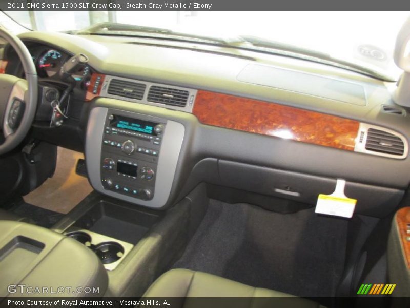 Stealth Gray Metallic / Ebony 2011 GMC Sierra 1500 SLT Crew Cab