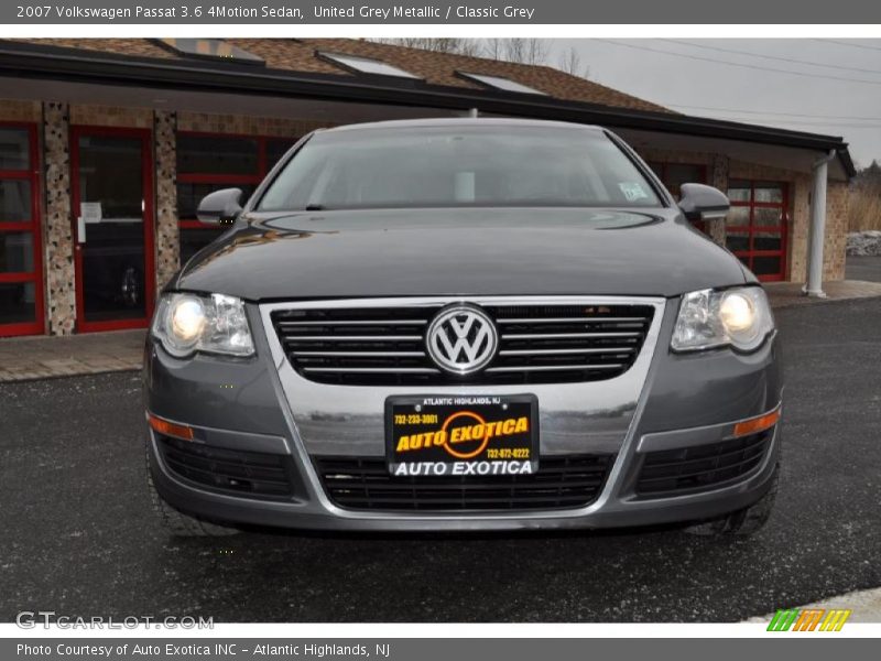 United Grey Metallic / Classic Grey 2007 Volkswagen Passat 3.6 4Motion Sedan