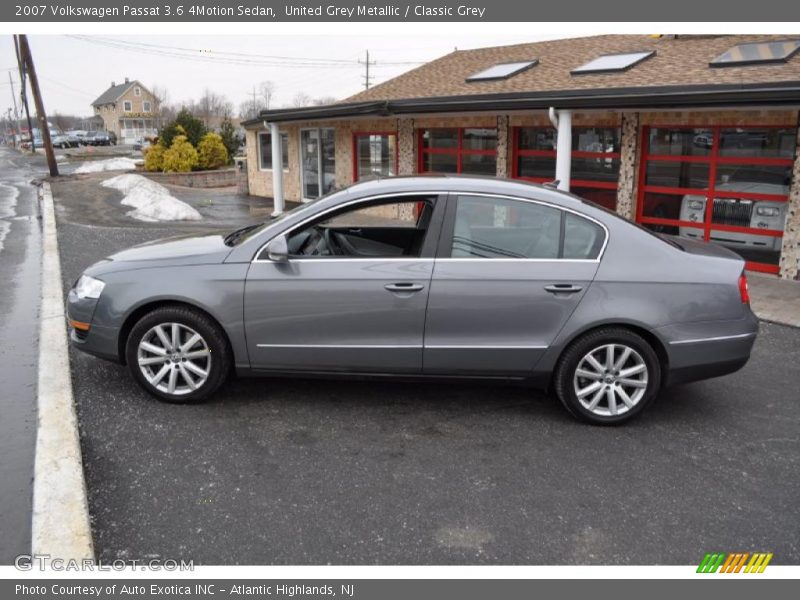 United Grey Metallic / Classic Grey 2007 Volkswagen Passat 3.6 4Motion Sedan