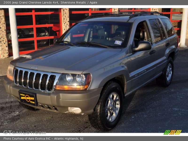 Silverstone Metallic / Agate 2000 Jeep Grand Cherokee Laredo 4x4