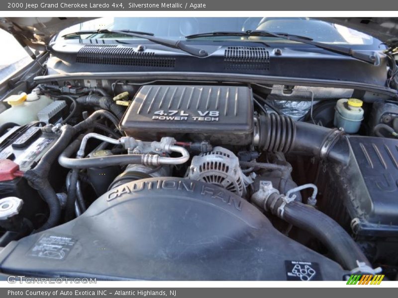  2000 Grand Cherokee Laredo 4x4 Engine - 4.7 Liter SOHC 16-Valve V8