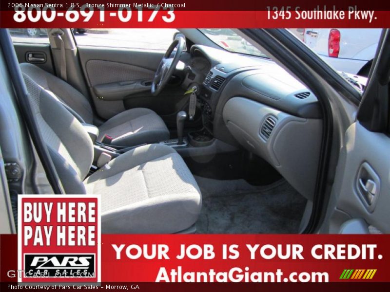 Bronze Shimmer Metallic / Charcoal 2006 Nissan Sentra 1.8 S