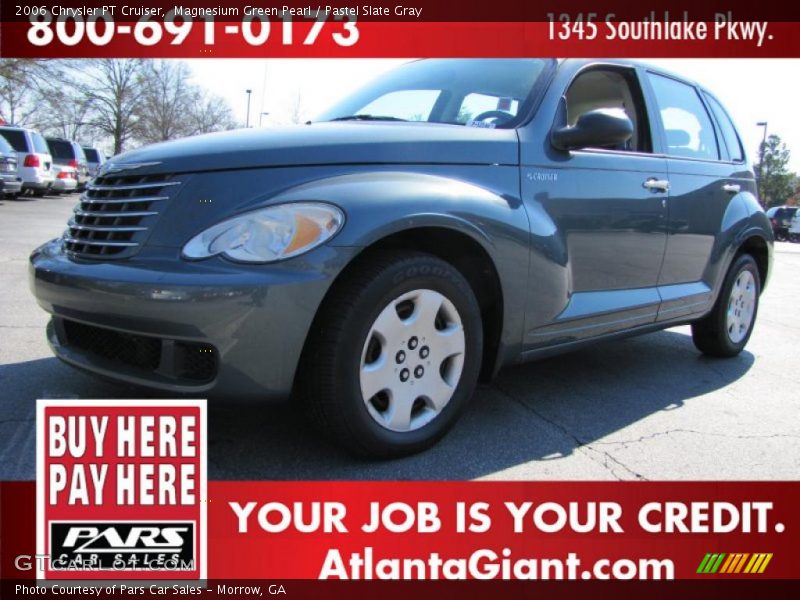 Magnesium Green Pearl / Pastel Slate Gray 2006 Chrysler PT Cruiser
