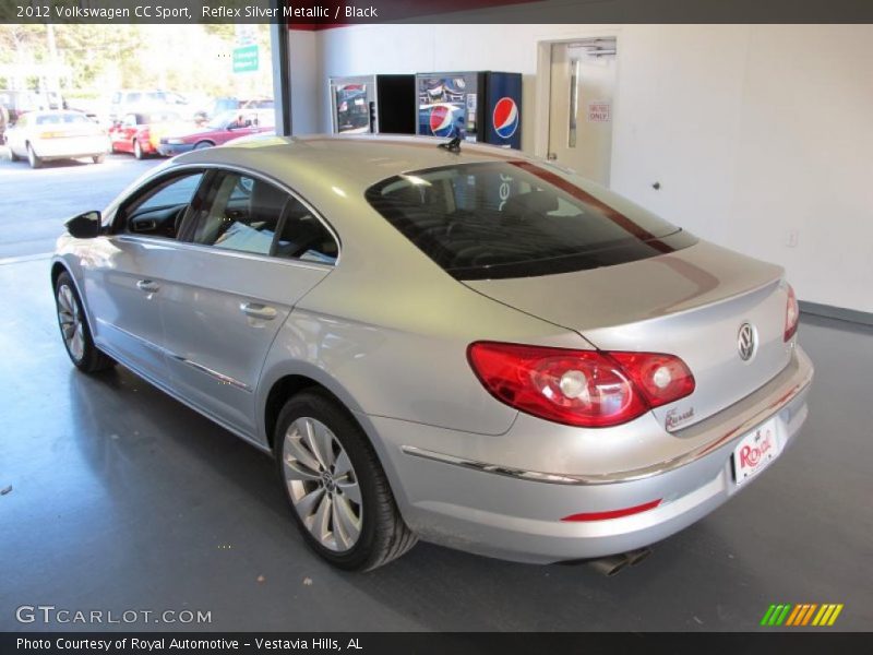 Reflex Silver Metallic / Black 2012 Volkswagen CC Sport