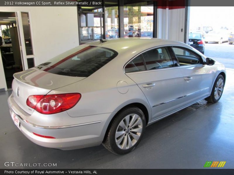 Reflex Silver Metallic / Black 2012 Volkswagen CC Sport