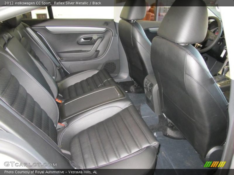Reflex Silver Metallic / Black 2012 Volkswagen CC Sport