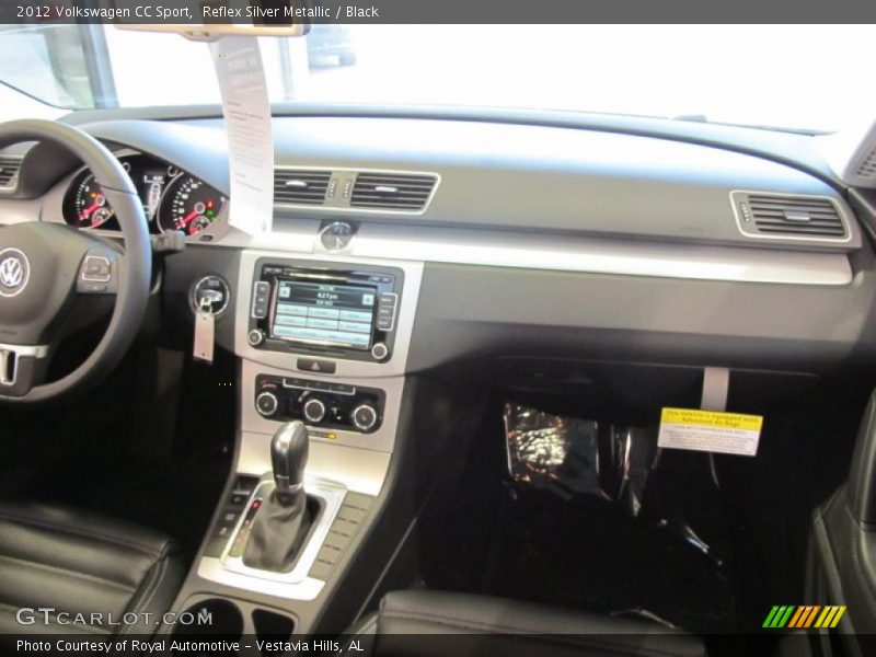 Reflex Silver Metallic / Black 2012 Volkswagen CC Sport