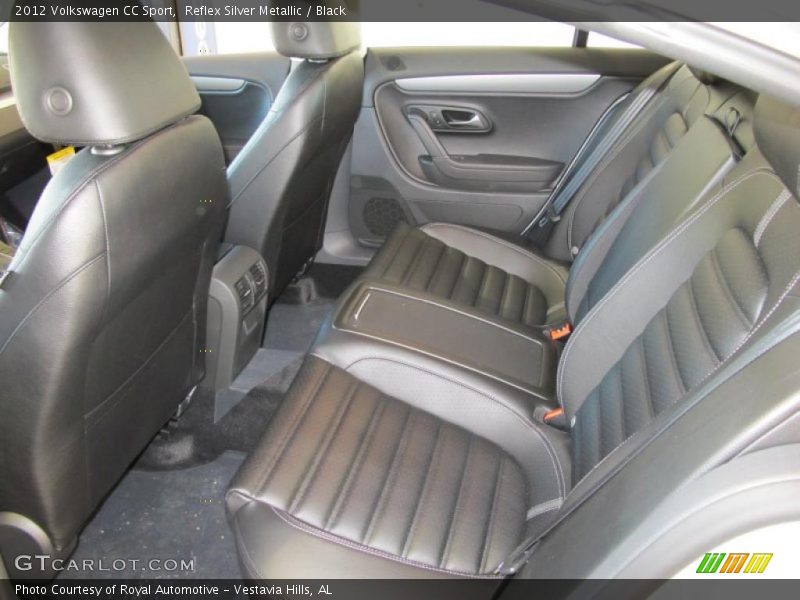 Reflex Silver Metallic / Black 2012 Volkswagen CC Sport