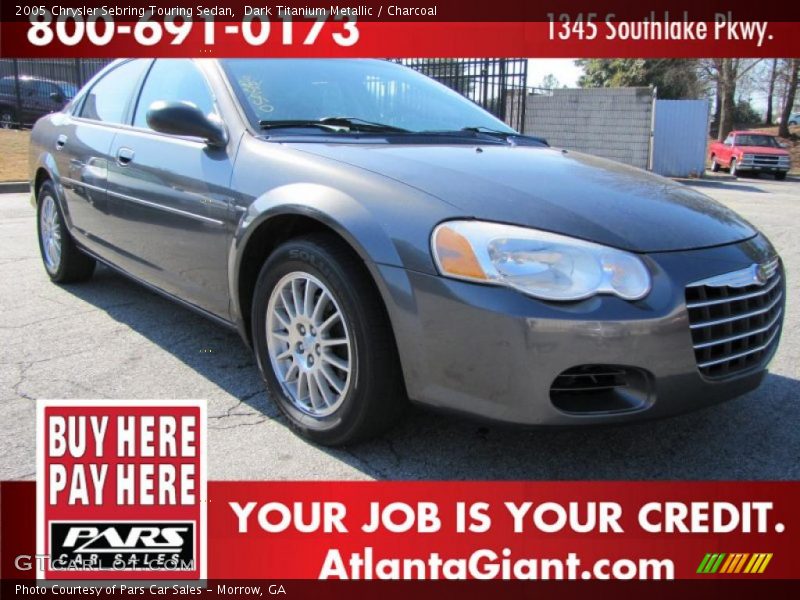 Dark Titanium Metallic / Charcoal 2005 Chrysler Sebring Touring Sedan