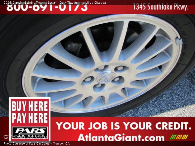 Dark Titanium Metallic / Charcoal 2005 Chrysler Sebring Touring Sedan