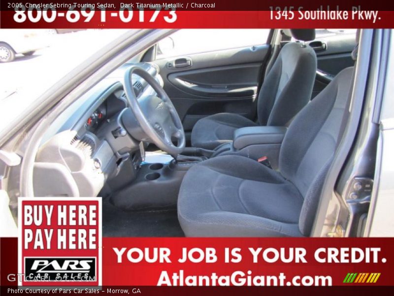 Dark Titanium Metallic / Charcoal 2005 Chrysler Sebring Touring Sedan