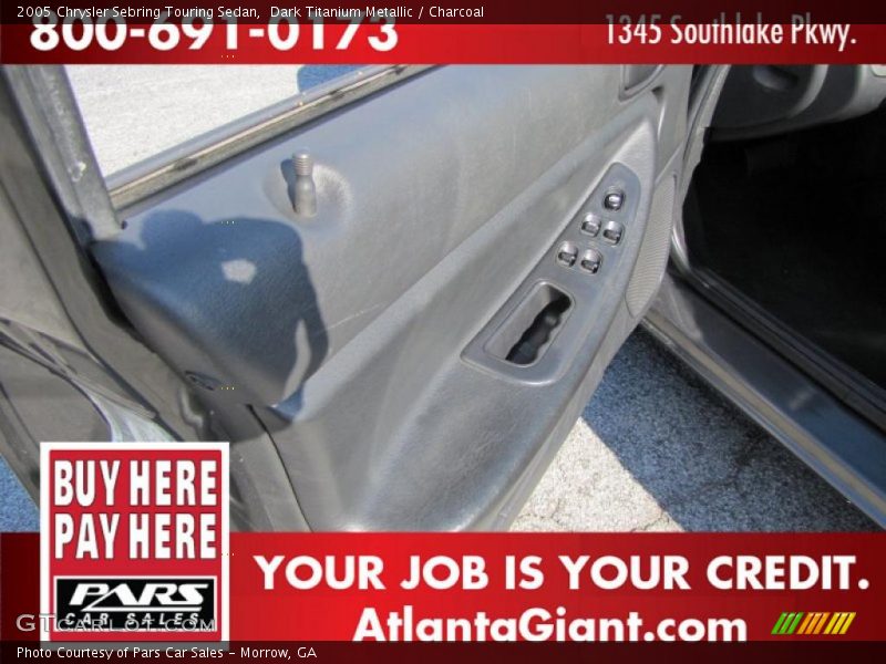 Dark Titanium Metallic / Charcoal 2005 Chrysler Sebring Touring Sedan