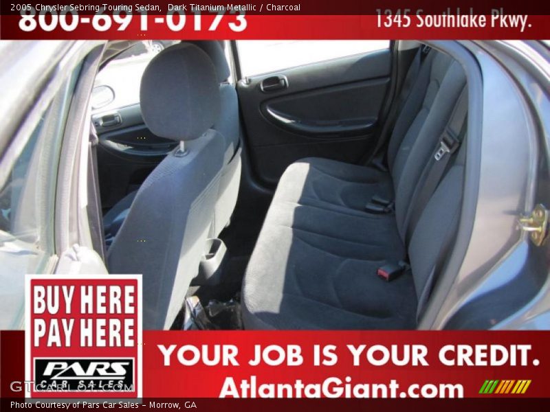 Dark Titanium Metallic / Charcoal 2005 Chrysler Sebring Touring Sedan