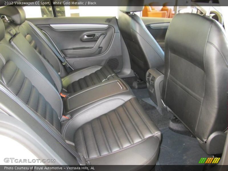 White Gold Metallic / Black 2012 Volkswagen CC Sport