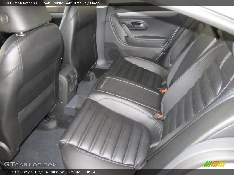 White Gold Metallic / Black 2012 Volkswagen CC Sport