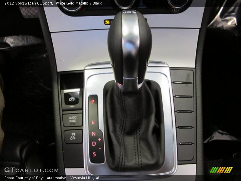 White Gold Metallic / Black 2012 Volkswagen CC Sport