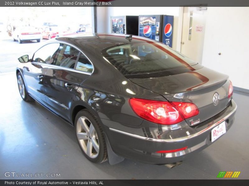 Island Gray Metallic / Black 2012 Volkswagen CC Lux Plus