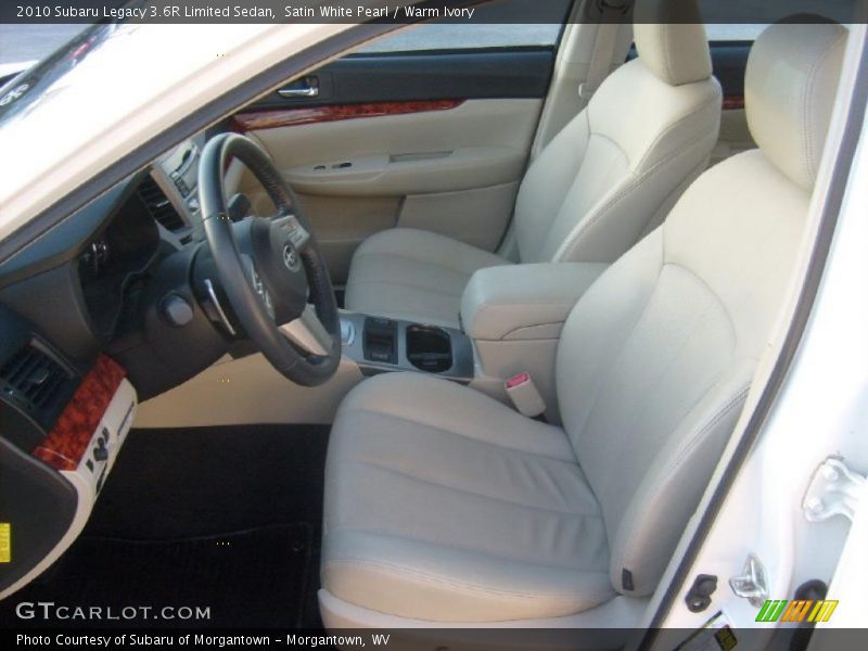 2010 Legacy 3.6R Limited Sedan Warm Ivory Interior
