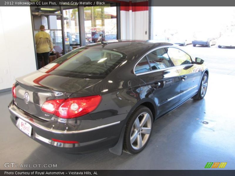 Island Gray Metallic / Black 2012 Volkswagen CC Lux Plus