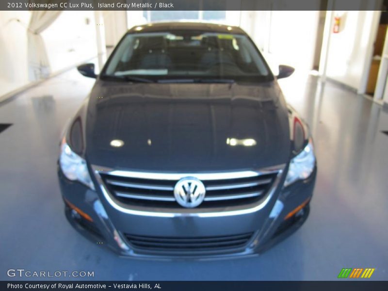 Island Gray Metallic / Black 2012 Volkswagen CC Lux Plus