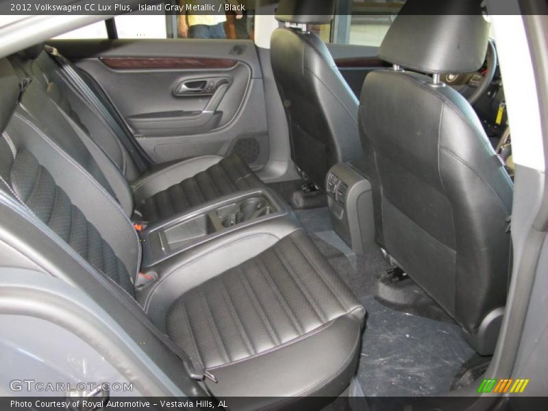 Island Gray Metallic / Black 2012 Volkswagen CC Lux Plus