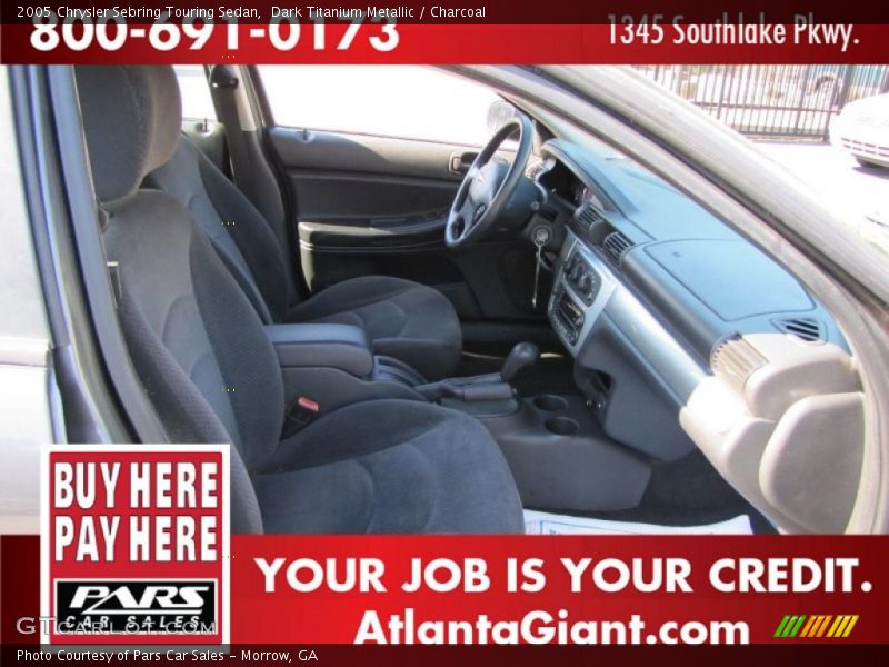 Dark Titanium Metallic / Charcoal 2005 Chrysler Sebring Touring Sedan