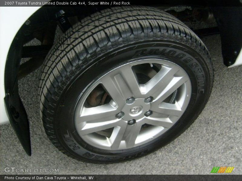 Super White / Red Rock 2007 Toyota Tundra Limited Double Cab 4x4