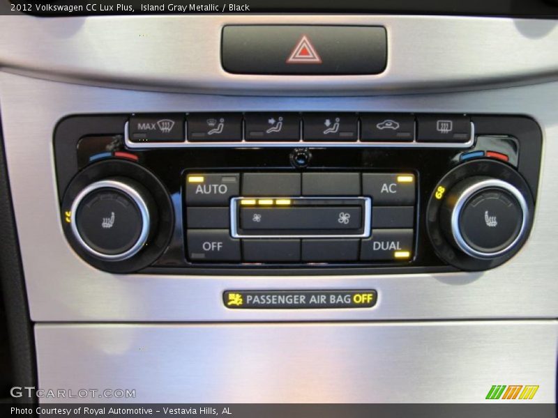Controls of 2012 CC Lux Plus