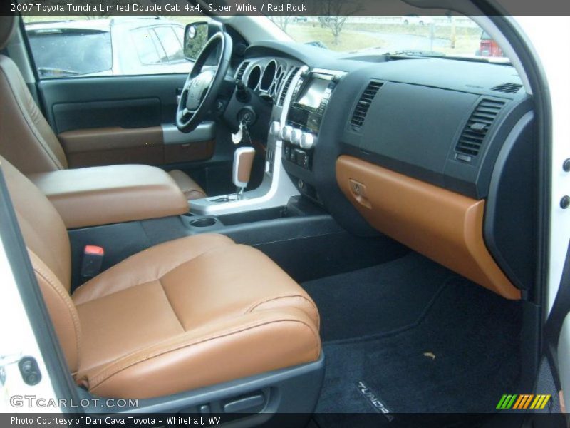  2007 Tundra Limited Double Cab 4x4 Red Rock Interior