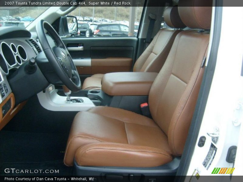  2007 Tundra Limited Double Cab 4x4 Red Rock Interior