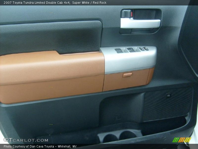 Super White / Red Rock 2007 Toyota Tundra Limited Double Cab 4x4