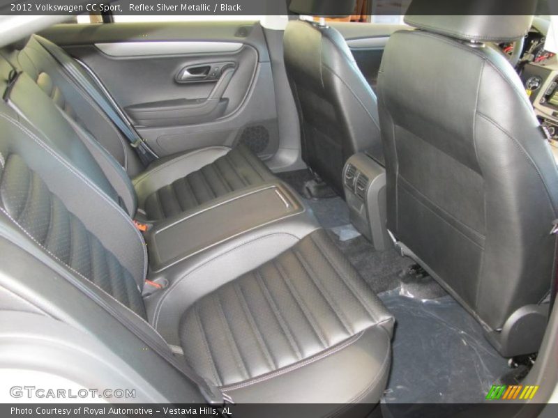 Reflex Silver Metallic / Black 2012 Volkswagen CC Sport