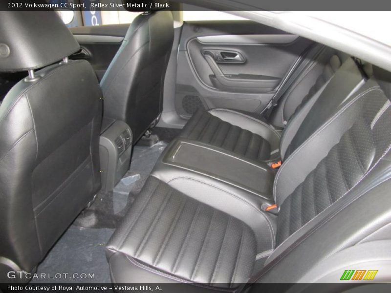 Reflex Silver Metallic / Black 2012 Volkswagen CC Sport