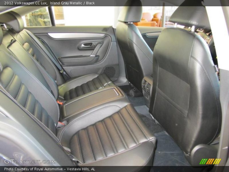Island Gray Metallic / Black 2012 Volkswagen CC Lux