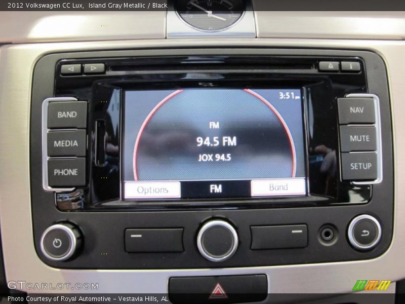 Controls of 2012 CC Lux