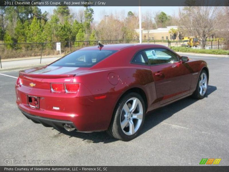 Red Jewel Metallic / Gray 2011 Chevrolet Camaro SS Coupe