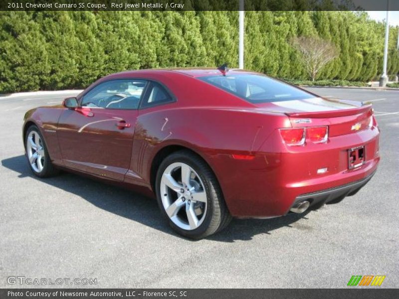 Red Jewel Metallic / Gray 2011 Chevrolet Camaro SS Coupe